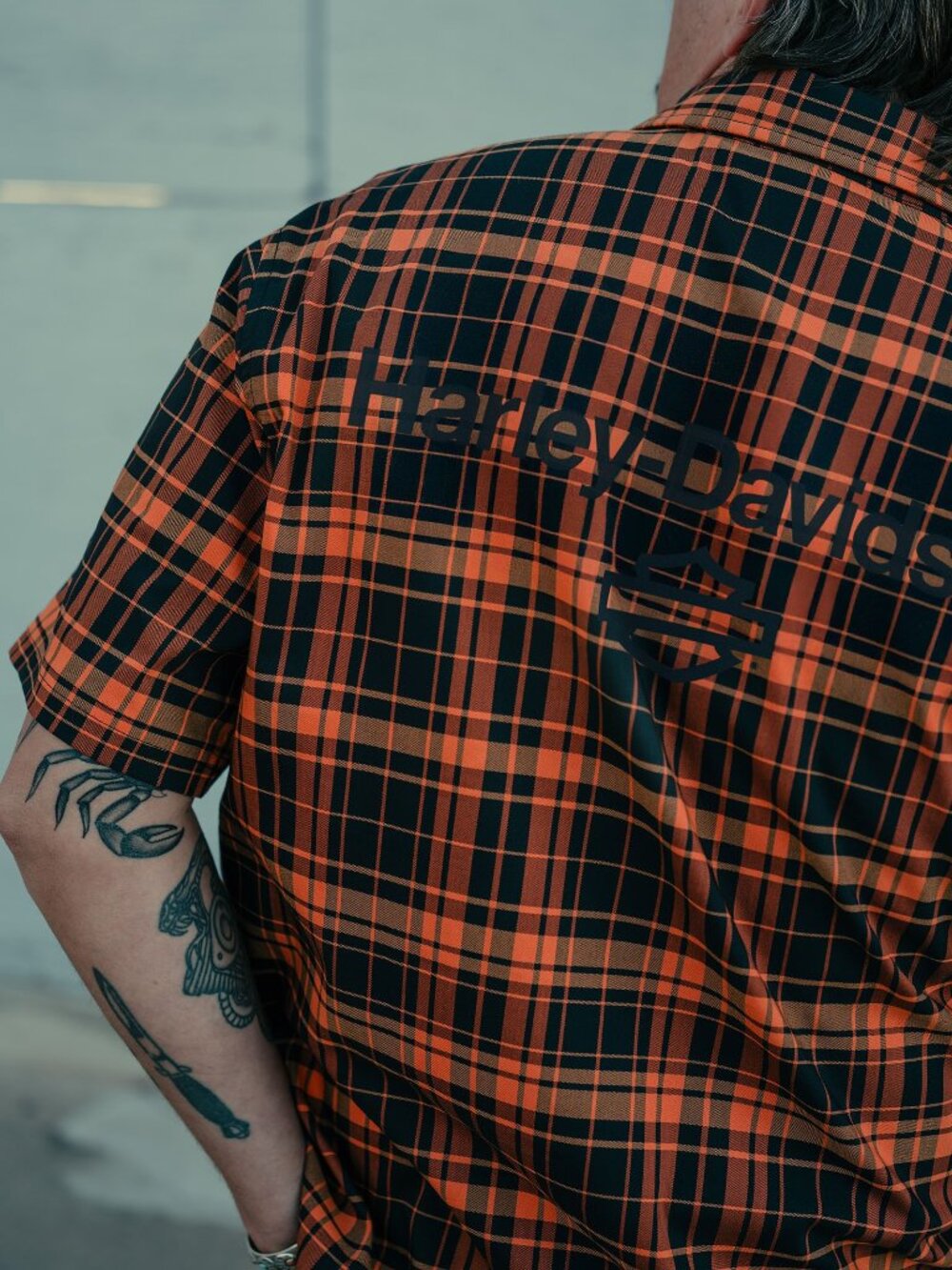 Men's H-D TECH Cool-max Plaid Short Sleeve Shirt